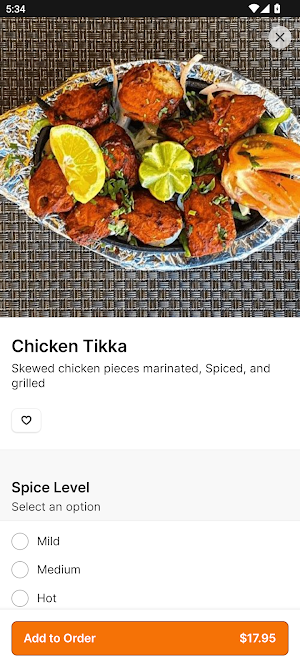 Curry & Spice Bar Screenshot 2
