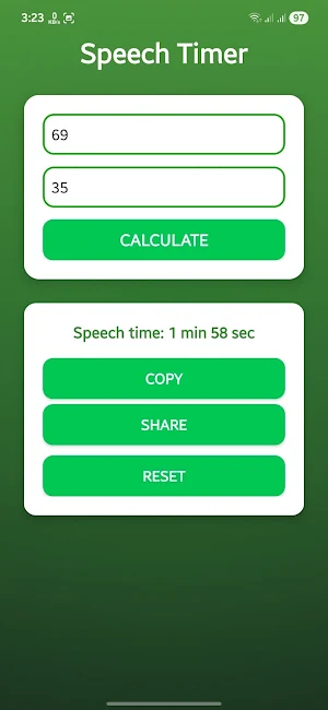 SpeechTimerPro Screenshot 2