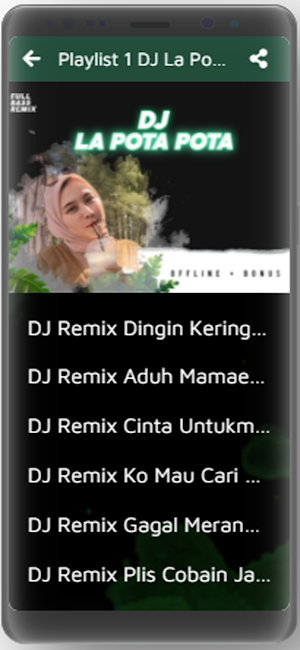 Dj La Pota Pota Full Bass Remix Screenshot 2