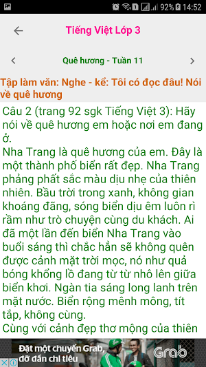 Tieng Viet Lop 3 Screenshot 3