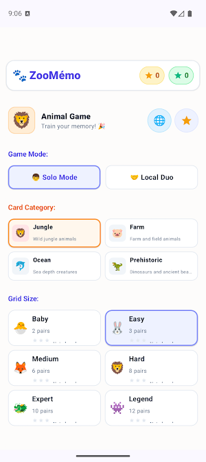 ZooMemo: Animal Memory Game Screenshot 0