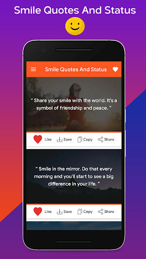 Smile Quotes And Status Screenshot 1