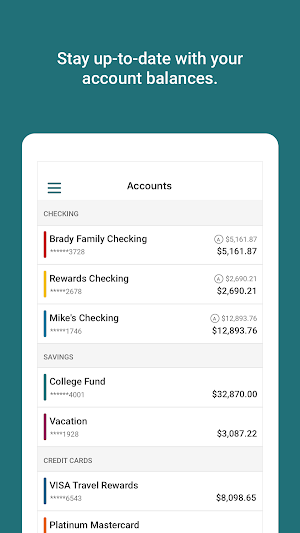 SF Fire CU Mobile Banking Screenshot 3