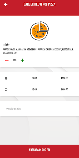 Paradiso Étterem & Pizzéria Screenshot 2