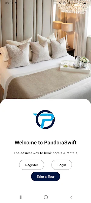 Pandora Swift Booking Screenshot 1
