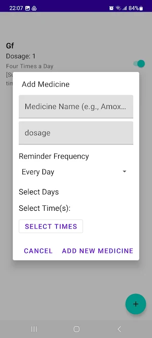 Medicine Reminder Screenshot 0
