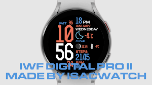 IWF Digital Pro II watch face Screenshot 0