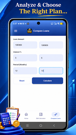 Loan EMI Calculator & Planner Screenshot 1