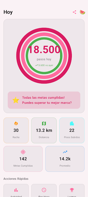 StepMelon - Step Counter Screenshot 1