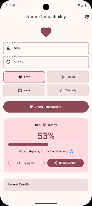 Name Compatibility Screenshot 0