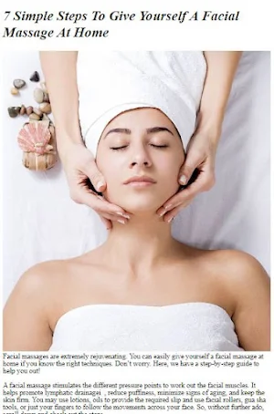 How to Do a Facial Massage Screenshot 1