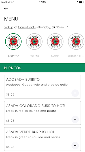 Jalapenos Taco Shop Screenshot 2