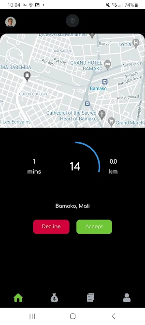 EazyEat Conducteur Screenshot 1