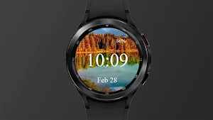 Autumn Beach - Watch Face Screenshot 2