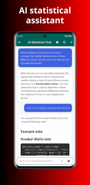 SAPO: AI Statistical assistant Screenshot 1