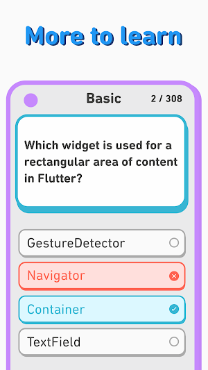 Flutter Quiz - Improve skill Screenshot 2