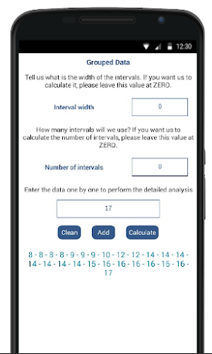 Statistics Calculator Screenshot 1