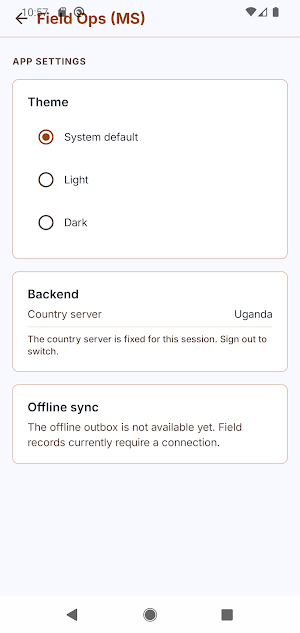 FieldOPS MS Screenshot 1