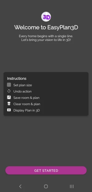 EasyPlan 3D - Build Home floor Screenshot 3