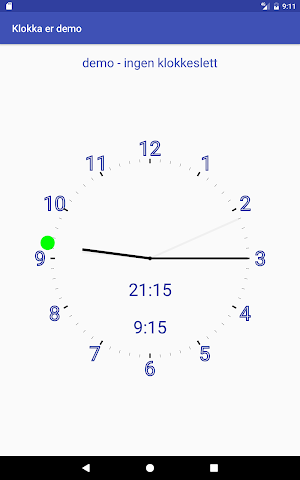 The time is - demo Screenshot 1