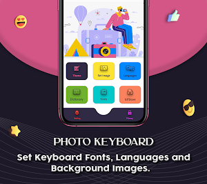 Photo Keyboard Themes & Fonts Screenshot 1