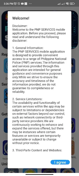 PNP SERVICES Screenshot 0