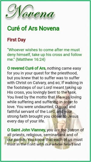 Saint John Marie Vianney Devotion Screenshot 2