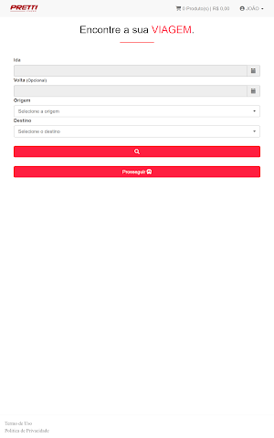 Pretti - Passagens OnLine Screenshot 3