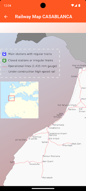 Casablanca Metro Map Screenshot 2