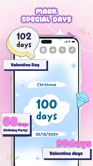 Love Day - Relationship Clock Screenshot 2