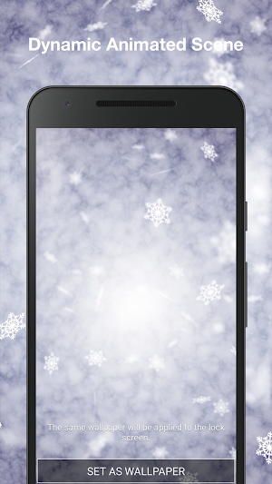 Winter Snow Live Wallpaper Screenshot 1