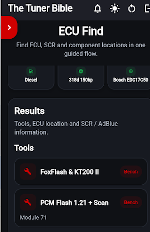 The Tuner Bible: ECU & Tools Screenshot 2