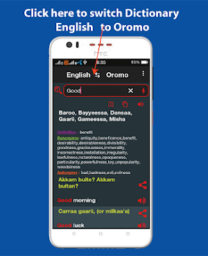 English Afaan Oromo Dictionary Offline screenshot 3