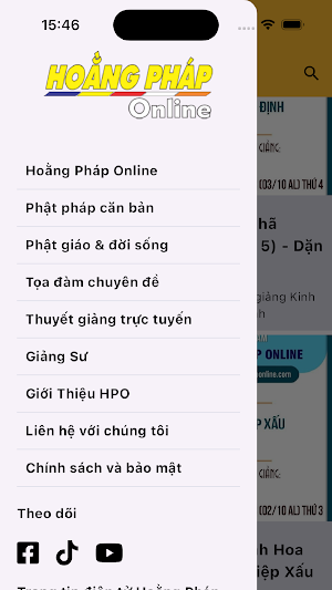 Hoằng Pháp Online Screenshot 3