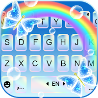 Rainbow Butterflies Keyboard B