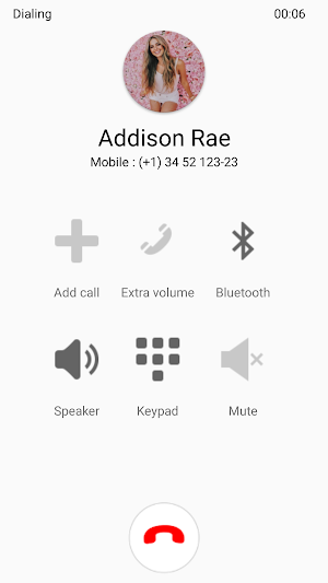📞Addison Rae Video Call Simulator Screenshot 2
