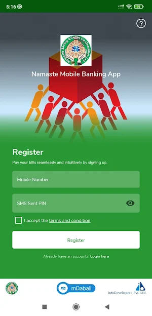 Namaste Mobile Banking App Screenshot 3