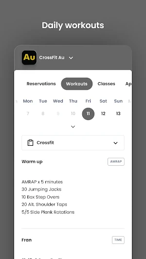 CrossFit Au Screenshot 3