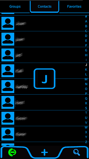 THEME NEON BLUE FOR EXDIALER Screenshot 2