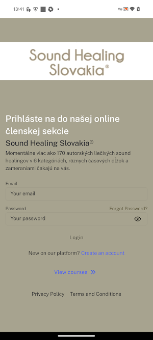 Sound Healing Slovakia® Screenshot 0