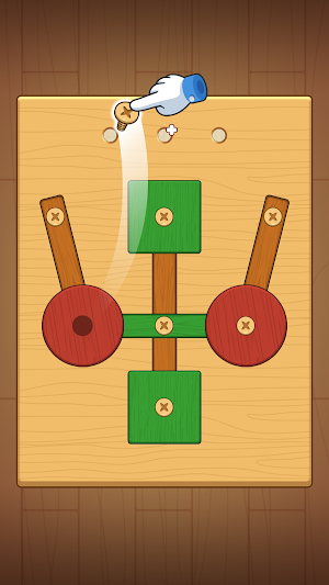 Nuts & Bolts Screw Wood Puzzle Screenshot 0