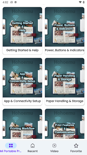 Mi Portable Printer App Hint Screenshot 2