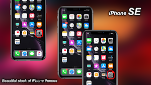 iPhone SE Wallpaper & Launcher Screenshot 1
