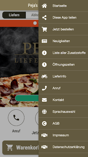Peja's Lieferservice Screenshot 2
