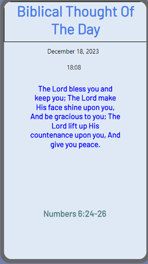 Biblical Thought of Day-Joshua Screenshot 2