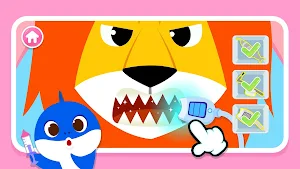 Baby Shark Dentist Play: Game Screenshot 2