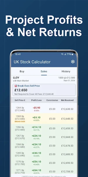 UK Stock Calculator (LSE/AIM) Screenshot 3