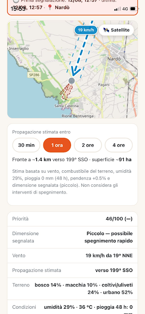 Sentinella del fuoco Screenshot 2