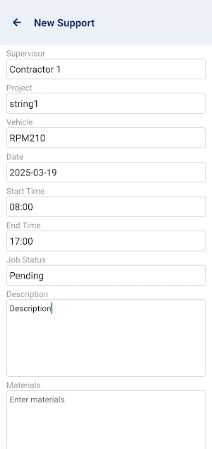 Navarchos Driver App Screenshot 1