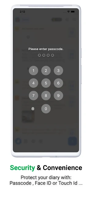 Diary With Lock, Password + Screenshot 3
